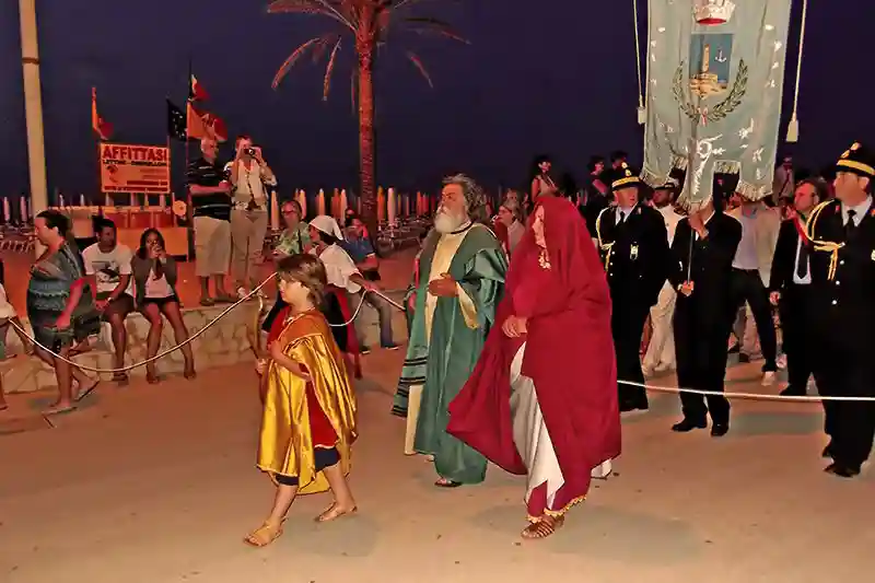 Historical re-enactment landing of the saints